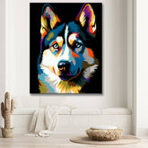 Paint by Numbers Siberian Husky Exclusive Art Set From Us